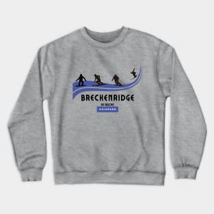 Breckenridge, Colorado. Gift Ideas For The Ski Enthusiast. Crewneck Sweatshirt